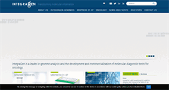 Desktop Screenshot of integragen.com